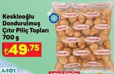 KESKİNOĞLU DONDURULMUŞ ÇITIR PİLİÇ TOPLARI